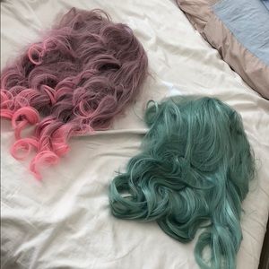 Long length cosplay wigs bundle